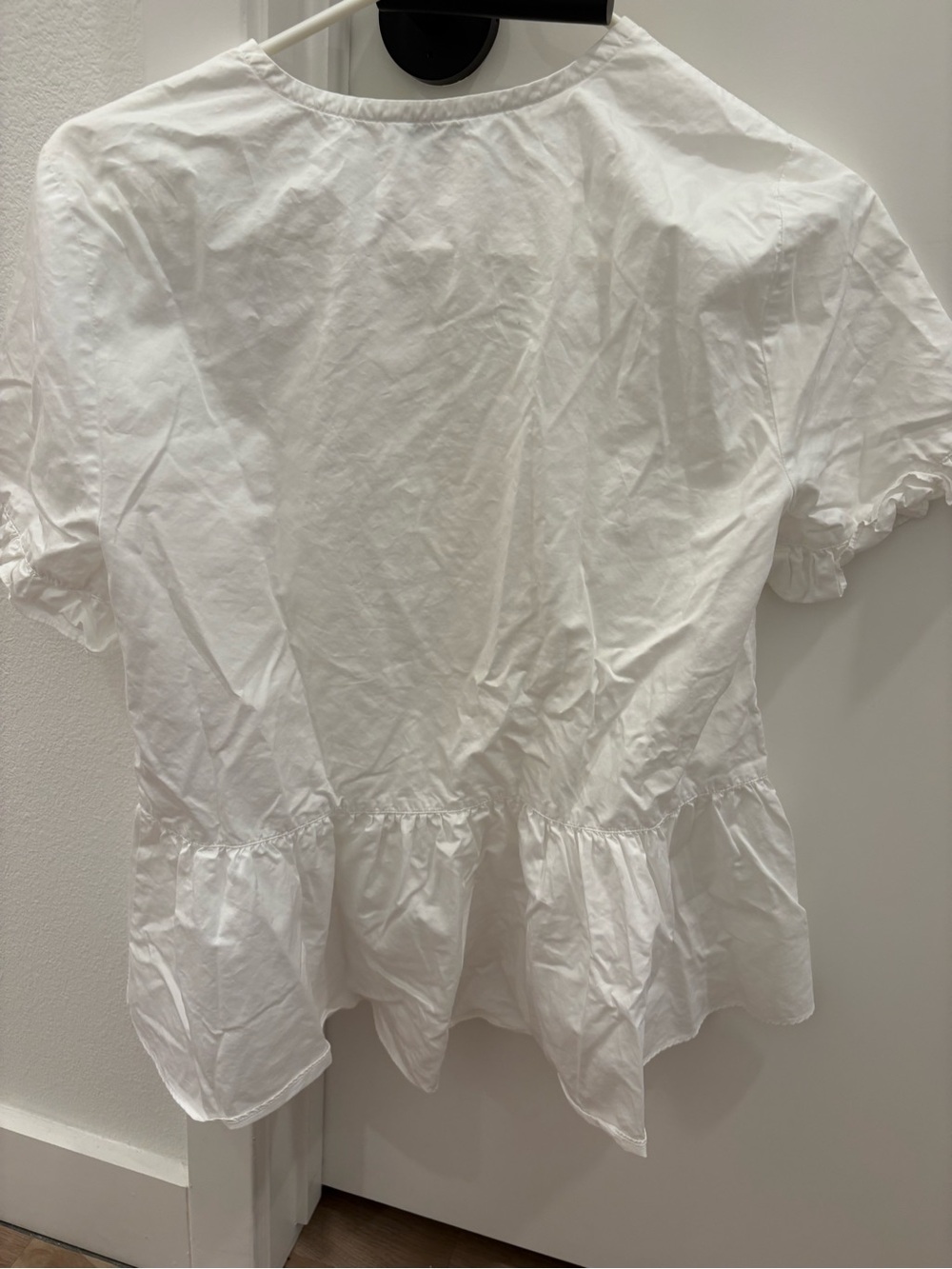 Madewell Studio Ruffle-Hem Top - Picture 7 of 9